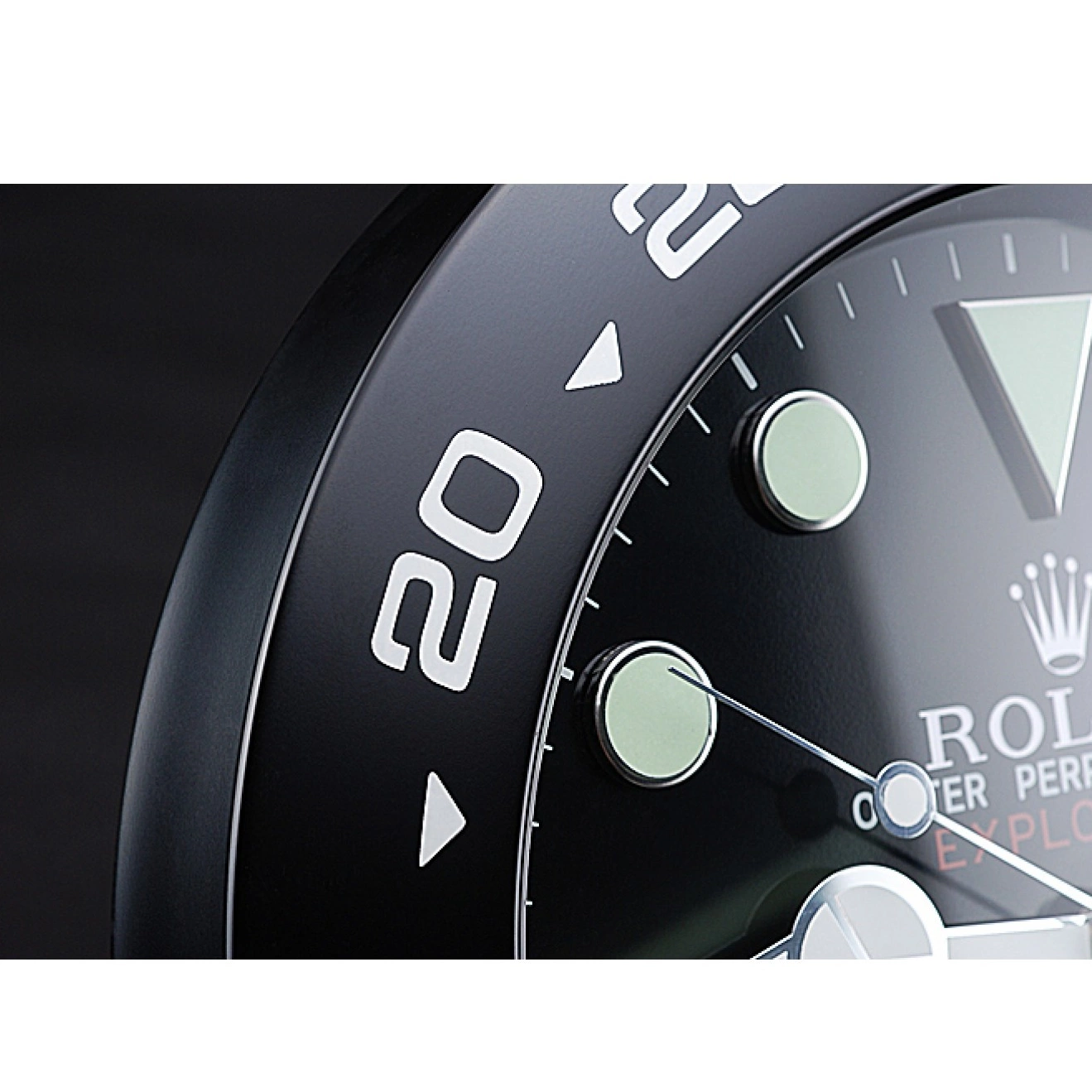 Good copy rolex watches Black II Clock Rolex 622477 Wall Explorer 0819